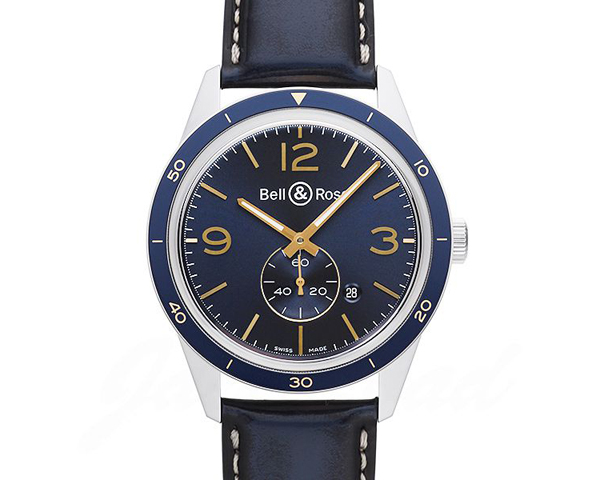 ベル＆ロス スーパーコピー BELL&ROSS ヴィンテージ BR123 アエロナバル BRV123-BLU-ST/SCA 時計